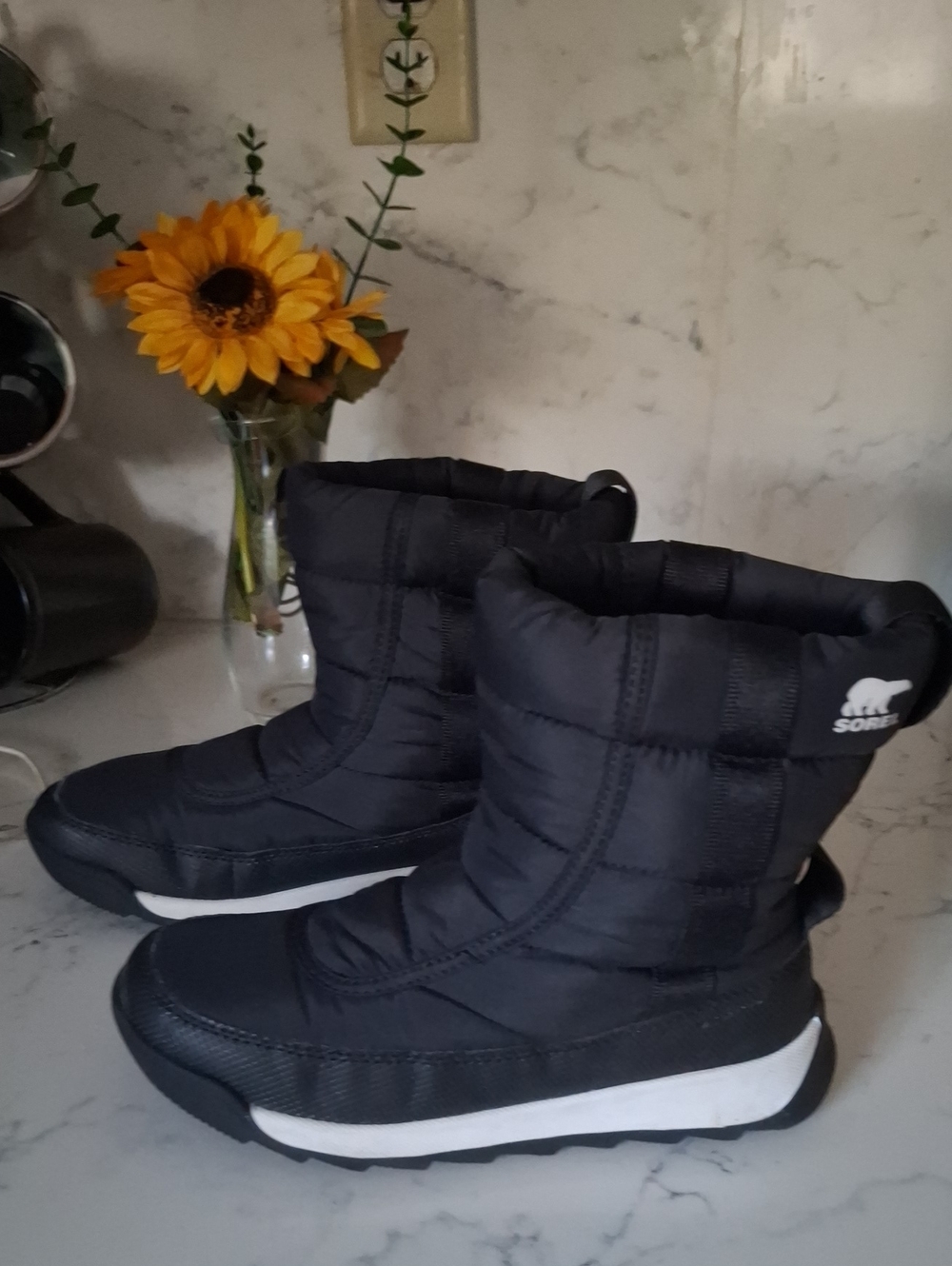 SOREL Kid's Black Winter Snow Boots